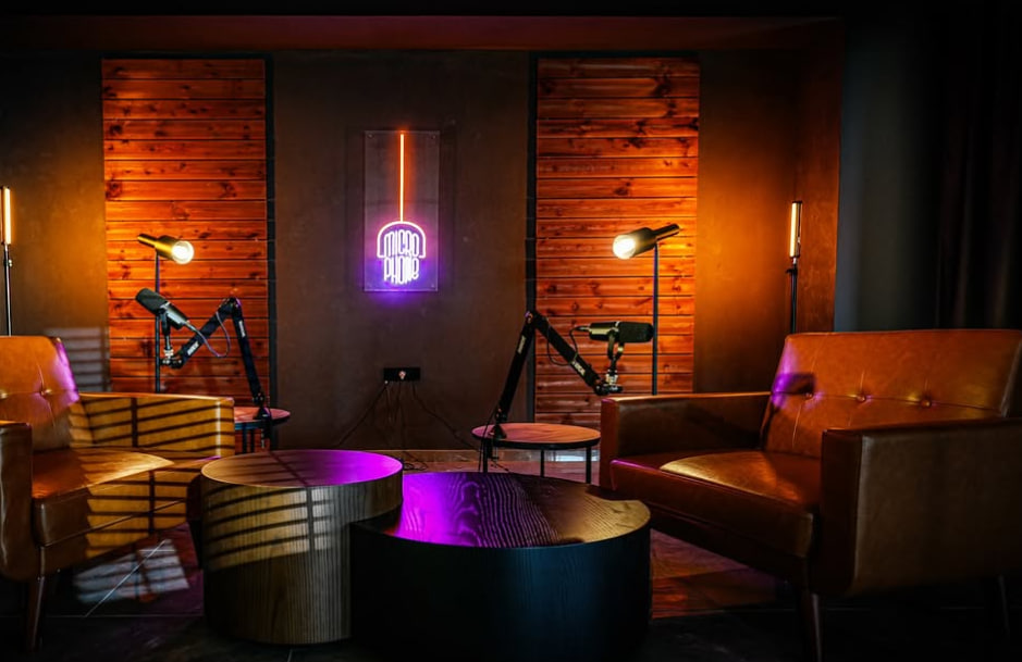 Подкаст зона в S-Fusion фотостудио Варна